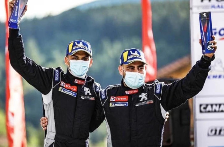 Rehane Gany lors du Volant 208 rallye Vosges Grand Est