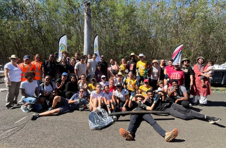 Sainte-Marie : des jeunes de l'association To Be or Not Subir ramassent 6,4 tonnes de déchets