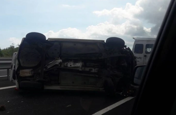 Accident route des tamarins