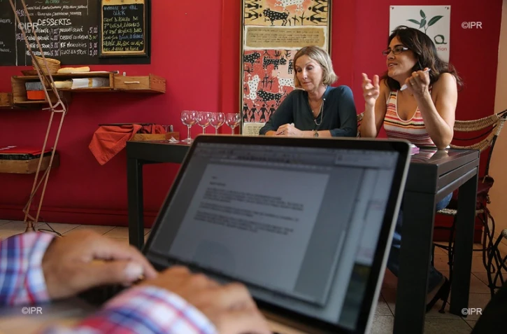 Maya Cesari et Catherine Gaud