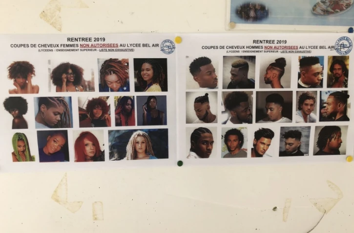 Coupes de cheveux interdites, guadeloupe