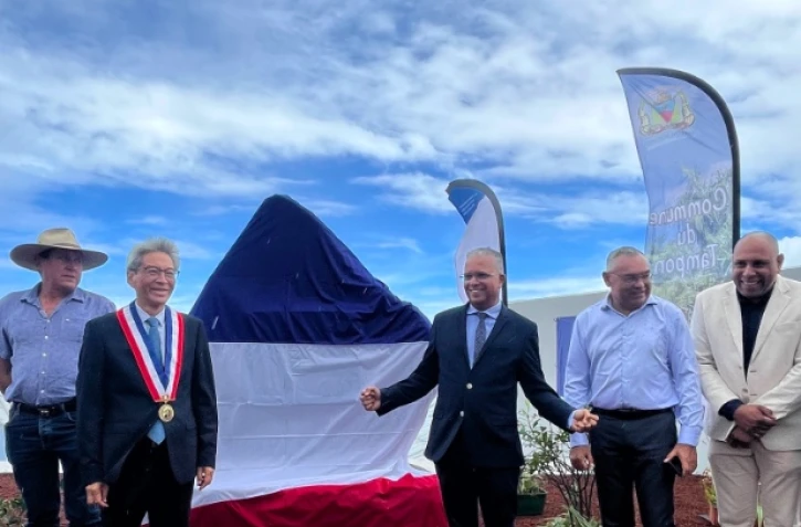 Département : inauguration de la retenue collinaire de Piton Sahales