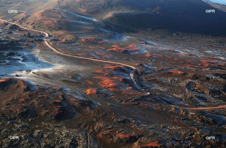 plaine des sables gelée 