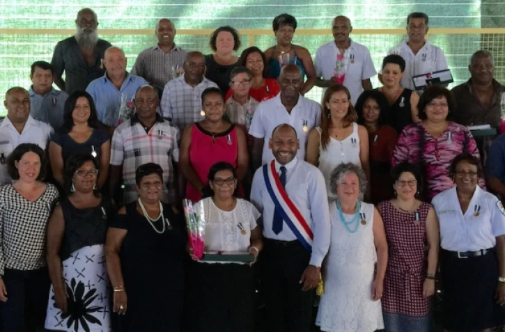 Remise de la médaille du travail
