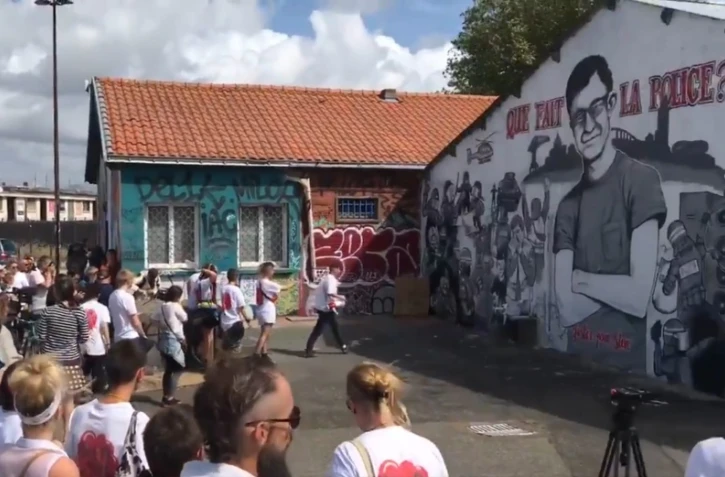 marche blanche pour steve à nantes
