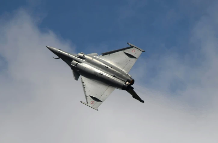 Démonstration de l'avion de Chasse Rafale de Dassault au Bourget, le 16 juin 2019