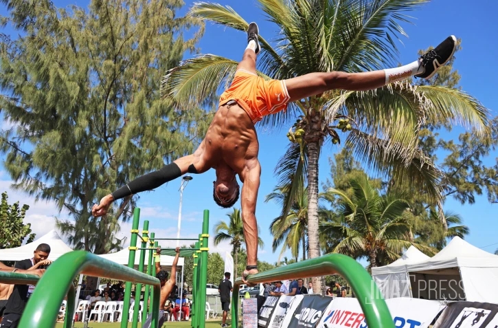 compétition de Street Workout Réunion Cup au Port 