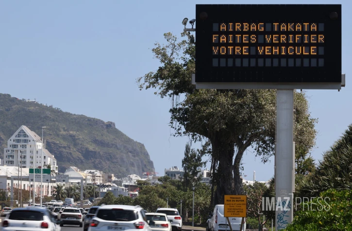 panneau affichage airbag takata 