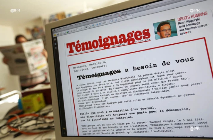 Journal témoignages