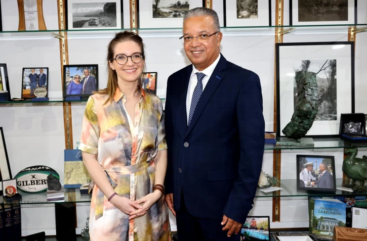 Rencontre entre Aurore Bergé et Cyrille Melchior 