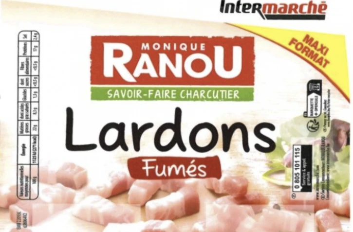 Des lots de lardons de plusieurs marques rappelés à cause d'un 