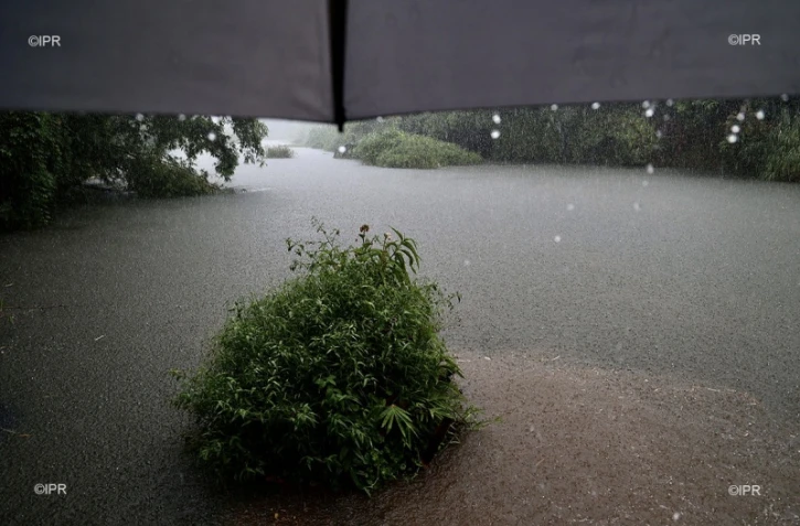 fortes pluies dans l'est