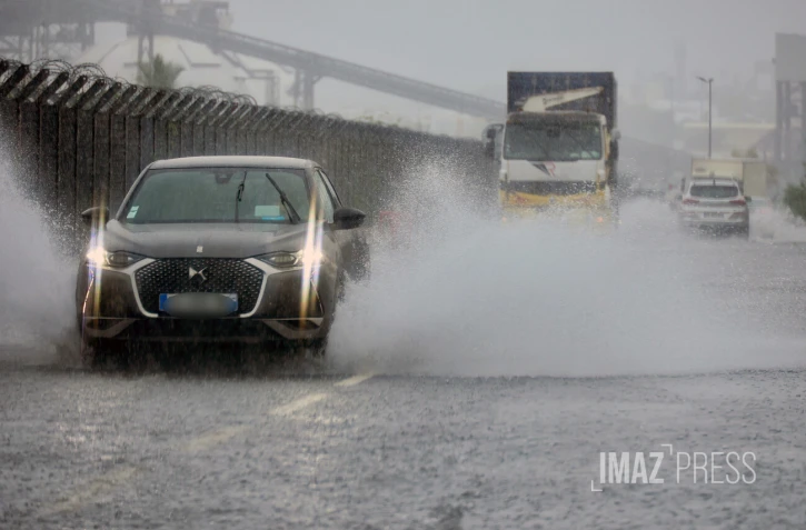 fortes pluies au port