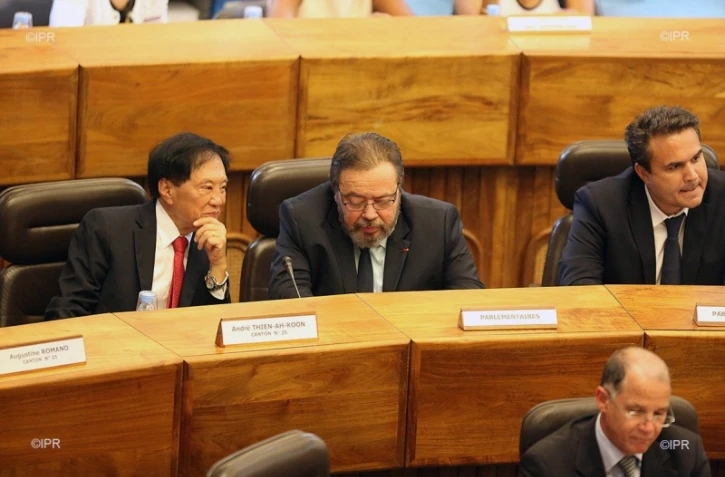 André Thien Ah Koon,,michel fontaine et Didier Robert