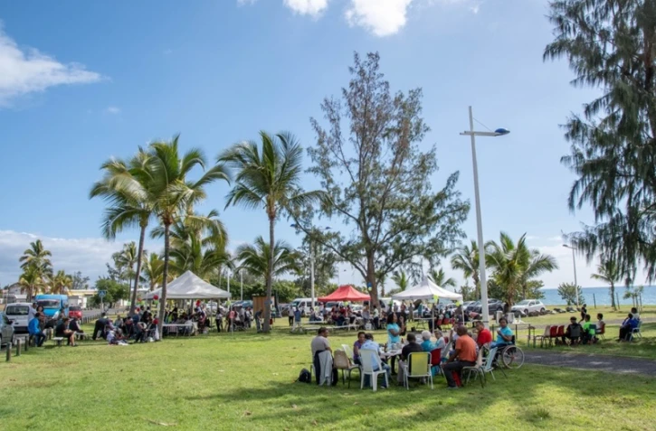 Journée de partage autour d'un pique-nique sur le littoral nord