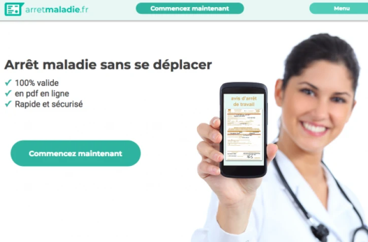 arretmaladie.fr, téléconsultation, polémique