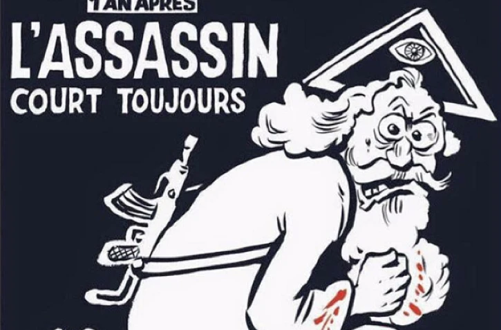 Un dieu assassin à la une du numéro spécial de Charlie Hebdo