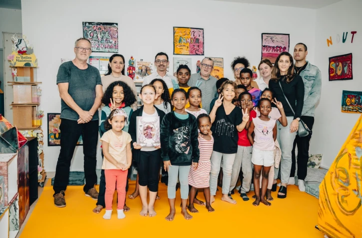  Saint-Denis : première bibliothèque autogérée par des enfants inaugurée à la résidence Fleur de Café 