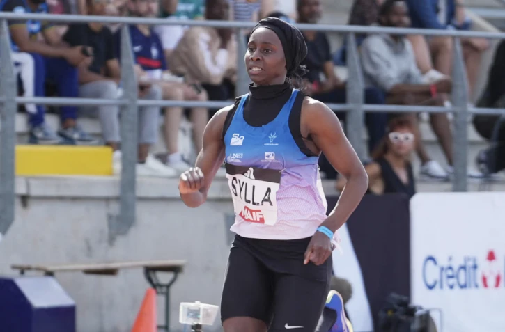 Sounkamba Sylla, à Angers (Maine-et-Loire), le 28 juin 2024. (LAURENT LAIRYS / AFP)