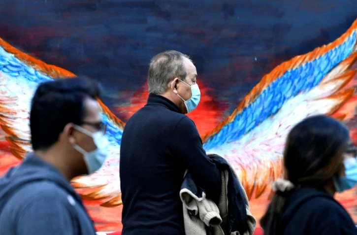 File d'attente pour la vaccination à Sydney, le 18 août 2021