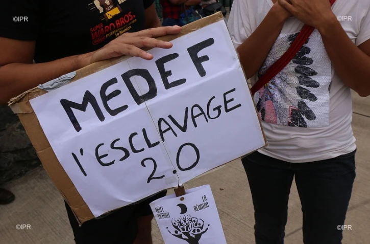 Manif intersyndicale MEDEF La Mare 19 mai 2016