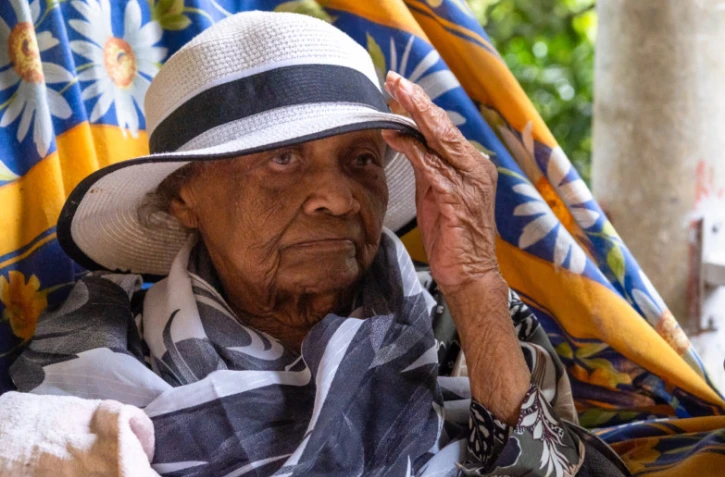 Yvonne Gonthier fête ses 105 ans à la Saine, Saint-Paul