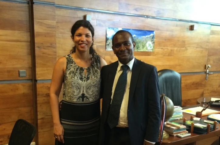 Vanessa Miranville et Ibrahim Aboubacar