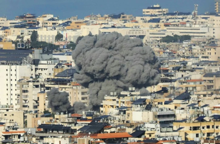 Bombardement israélien sur la banlieue sud de Beyrouth, le 16 novembre 2024