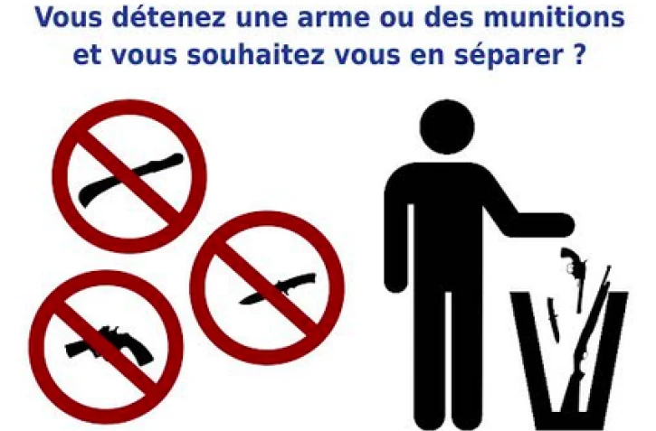 capture d'écran préfecture campagne déposez vos armes