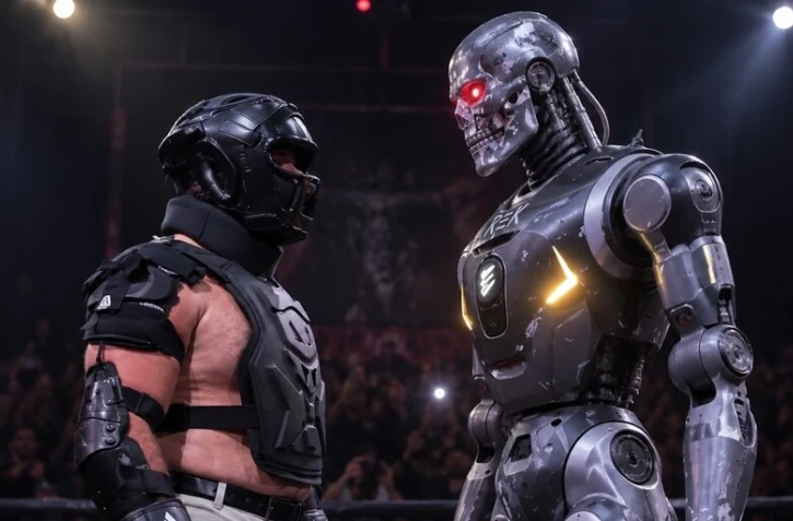 San Fransisco : un humain monte sur le ring face Ă un robot... pour un combat historique