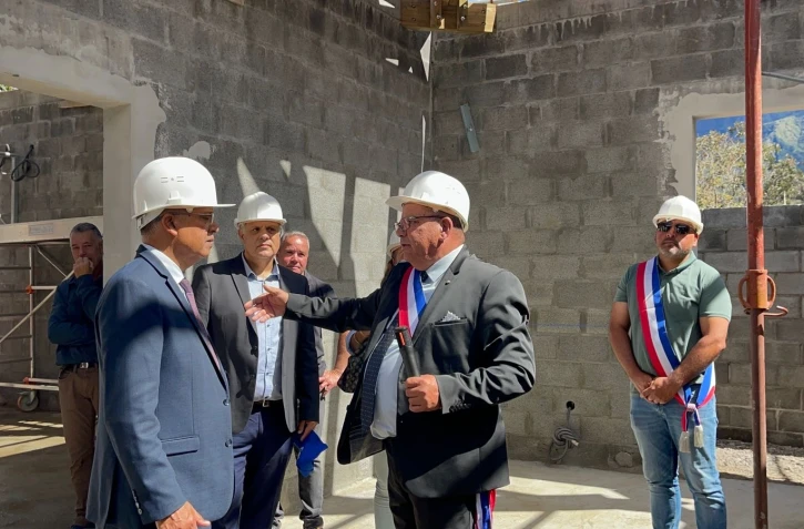 visite de Cyrille Melchior à cilaos 