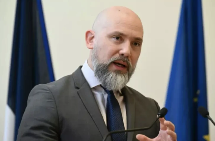 Le préfet Christian Gravel à Paris le 1er février 2023 ( AFP / Emmanuel DUNAND )