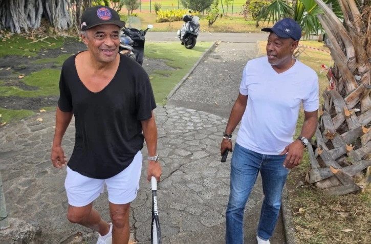 Jackson Richardson et Yannick Noah réunis pour le Tennis Para Tour