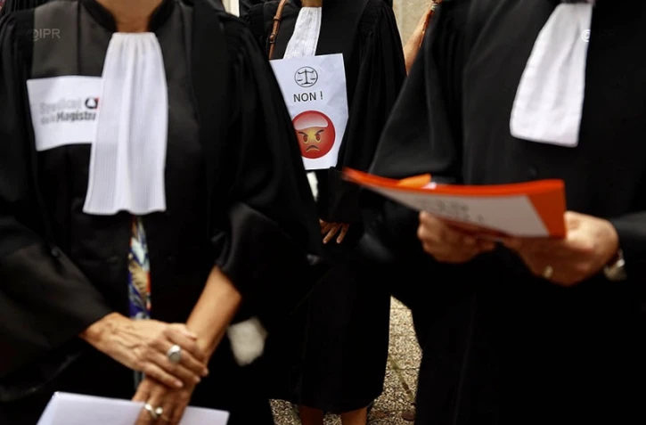 Les avocats en grève Saint-Denis 15 novembre 2018