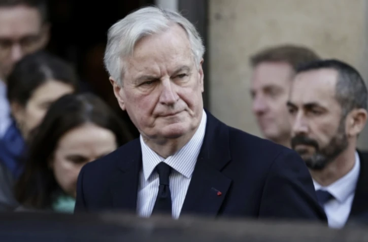 Le Premier ministre Michel Barnier à Paris, le 22 novembre 2024 ( AFP / STEPHANE DE SAKUTIN )