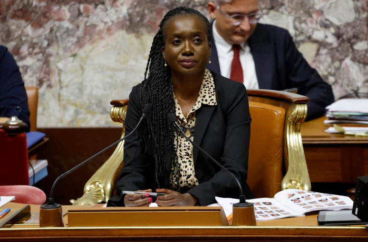  Nadège Abomangoli, 49 ans, vice-présidente de l'Assemblée Nationale et députée LFI.