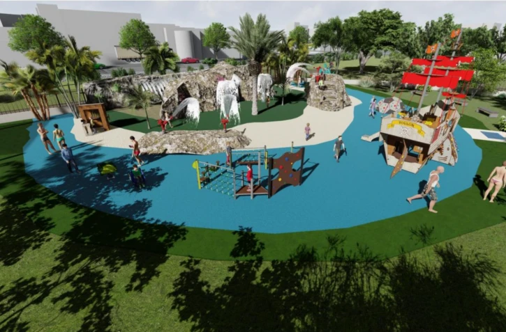 Saint-Denis : une grande aire de jeux d'eau bientôt inaugurée au coeur vert familial