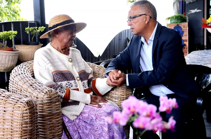 Semaine Bleue : Cyrille Melchior à la rencontre des centenaires