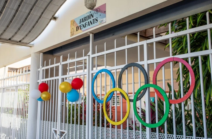 Jeux olympiques au jardin d'enfants du Port