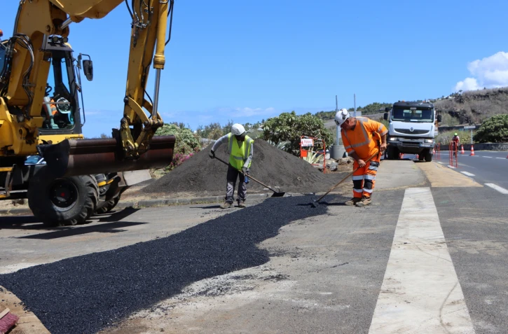Travaux des eaux usées à Saint-Leu 