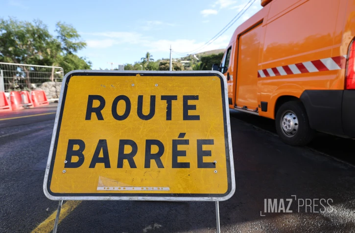 panneau route barrée drr 