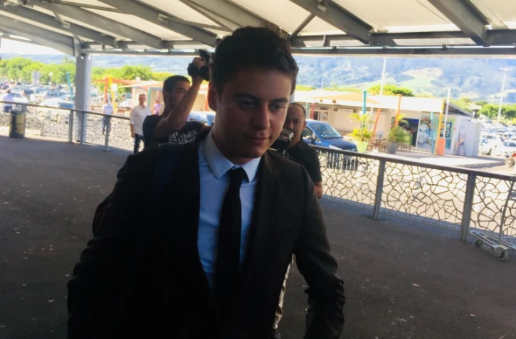 Gabriel Attal, visite Réunion, secrétaire d'État, 2019, Grand débat national
