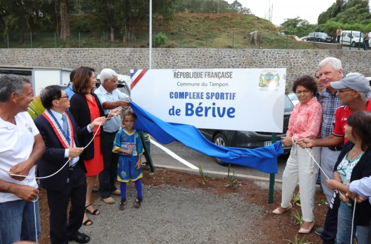 inauguration du complexe sportif de Bérive