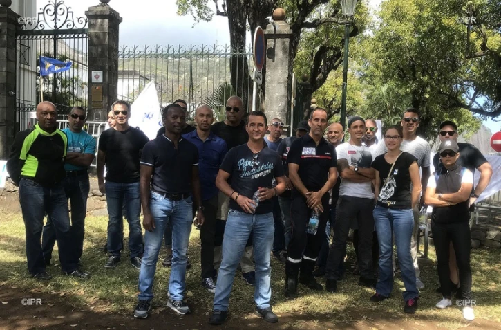 Pompiers en grève devant la préfecture 15 octobre 2019