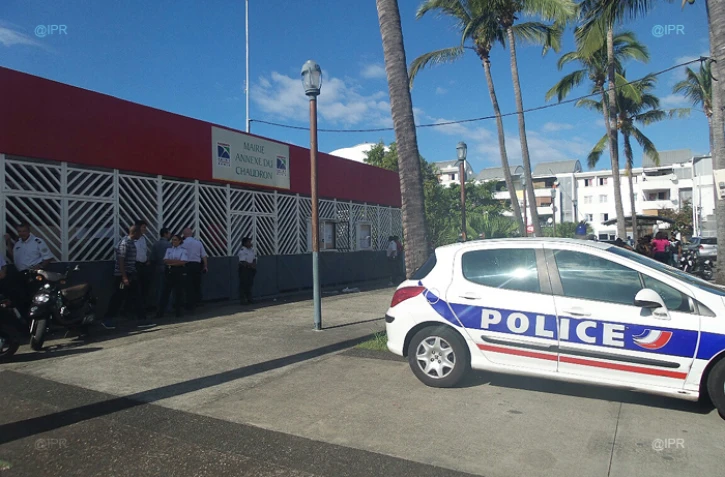 Manif mairie Chaudron