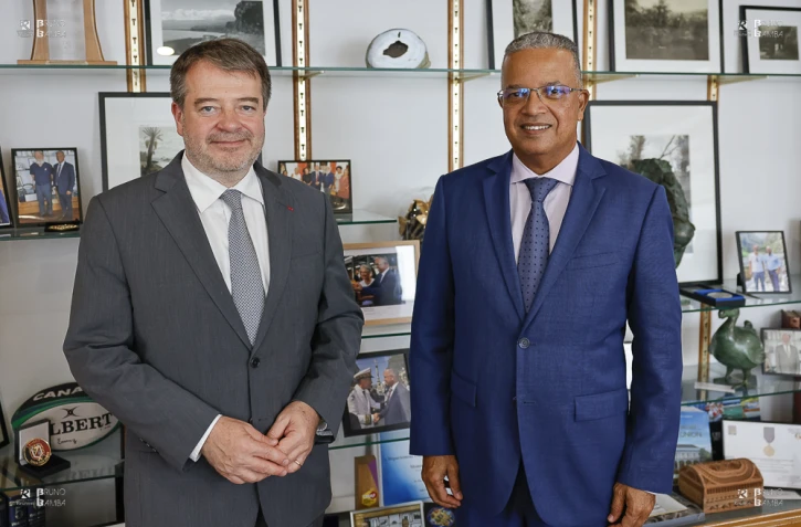 Pierre-François Mourier, nouveau recteur de l'académie de La Réunion reçu au Département