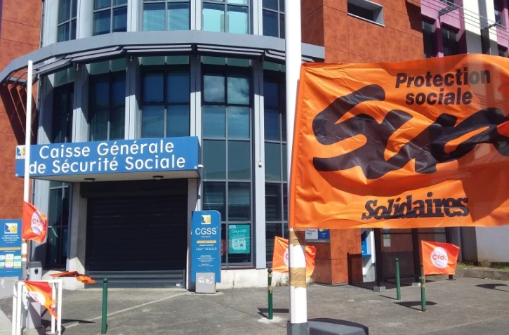 Débrayage CGSS Saint-Denis