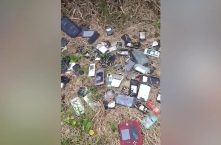 Dépôt sauvage Bellemène Saint-Paul matériel électronique