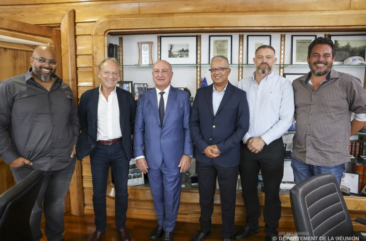 Cyrille Melchior reçoit le président de la FNTP et réaffirme la proximité de la collectivité avec le monde économique