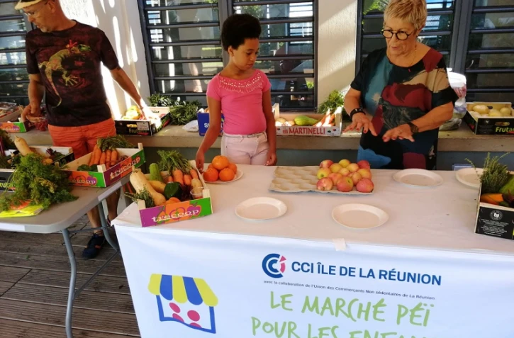 Marché péi pour les enfants à Saint Denis